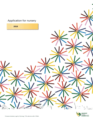 Application for Nursery 2018