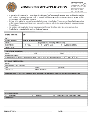 Zoning Permit Application