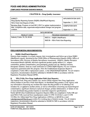 Field alert report examples