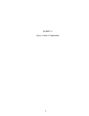 Illinois Articles of Organization