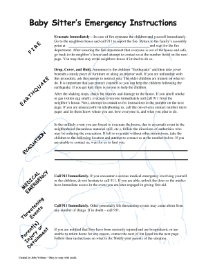 Emergency Procedures Guide