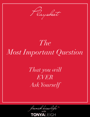 Personal Development Worksheet