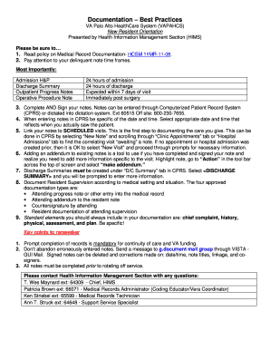 Fax number for va medical records - Medical Record Documentation - paloalto va