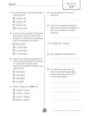 Math Practice Worksheet