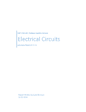 Emt 1150 lab report