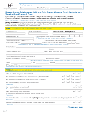 Vaccination Consent Form