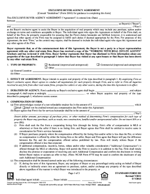 Exclusive Buyer Agency Agreement