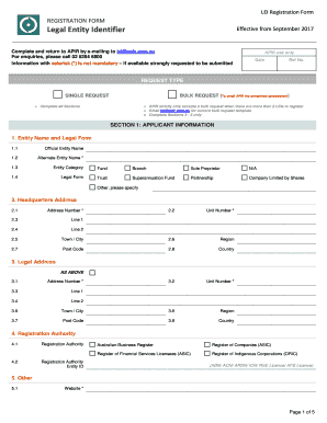 LEI Registration Form