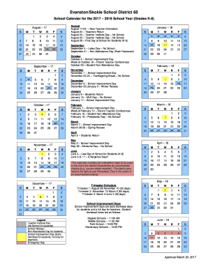 Fillable Online Evanston/Skokie School District 65 Fax Email Print -  pdfFiller