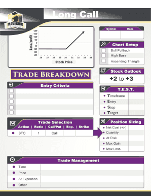 Stock Trade Breakdown Template