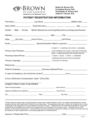 Patient Registration Form
