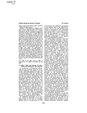 IRS Form 1446-3 Instructions