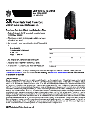 Cooler Master HAF 932 Advanced Rebate Form