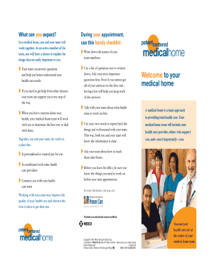 Patient Centered Medical Home Checklist