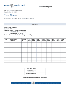 Invoice Template