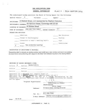 BZA Application Form