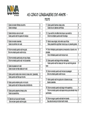 As Cinco Linguagens do Amor