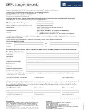 SEPA-Lastschriftmandat