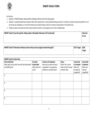 SMART Goals Form