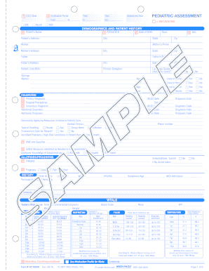 Pediatric Assessment Form