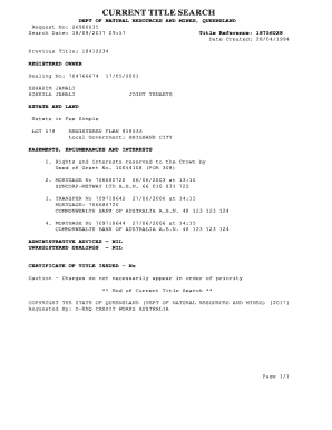 Queensland Property Sale Contract