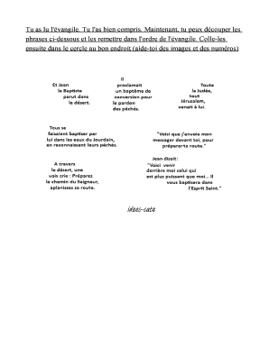 Feuille d'activité de l'Avent