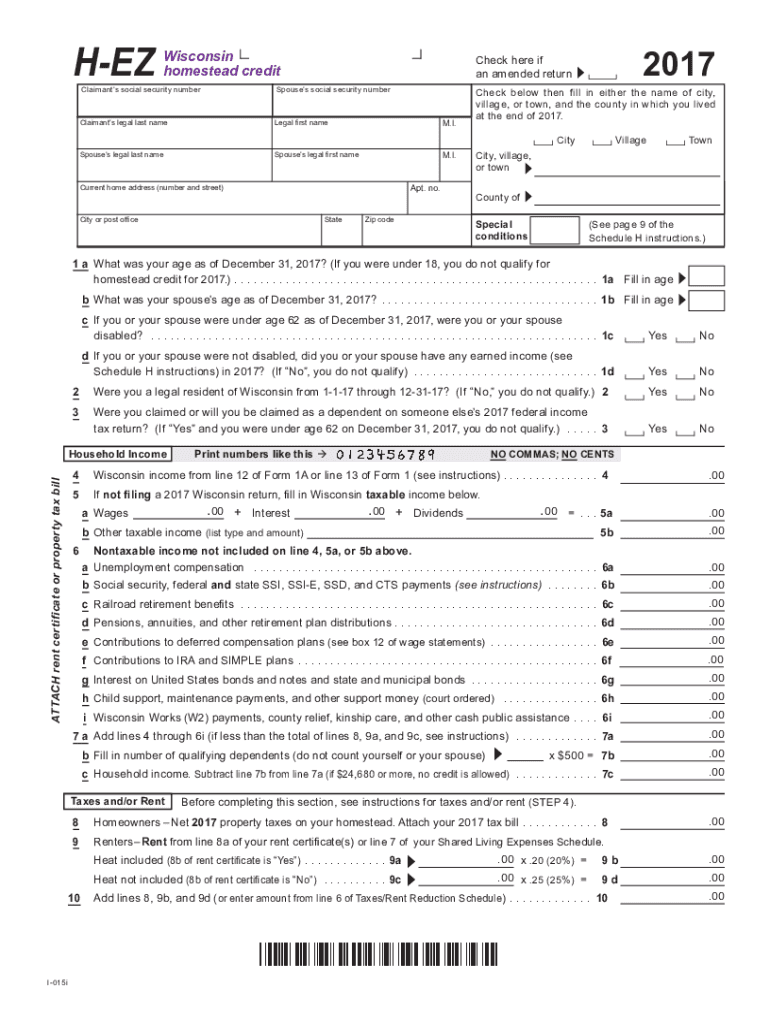 wisconsin homestead exemption Preview on Page 1.