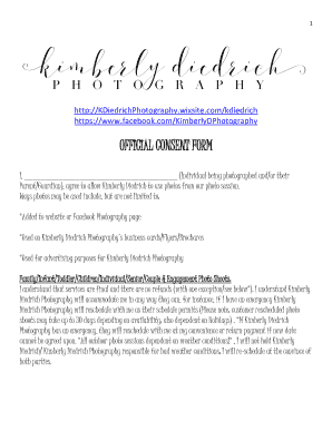 Photography Consent Form
