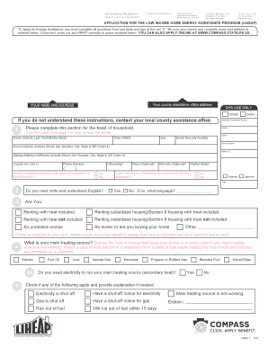 Pennsylvania Low Income Home Energy Assistance Program Application