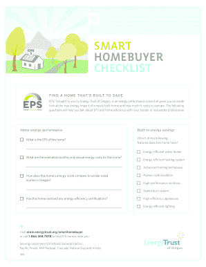 Smart Homebuyer Checklist