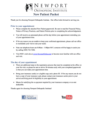 New Patient Registration Form