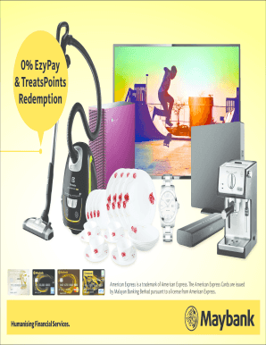 Maybank TreatsPoints Redemption Form