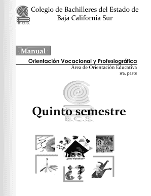 Manual de Orientación Vocacional y Profesiográfica