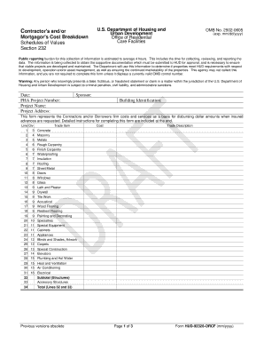 HUD-92328-ORCF Form
