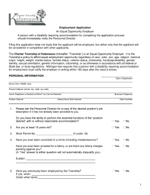 Employment Application