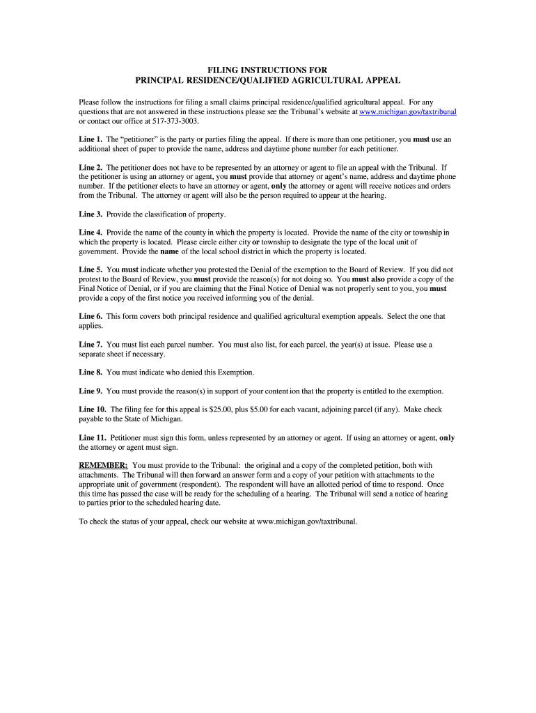 principal residence agricultural Preview on Page 1