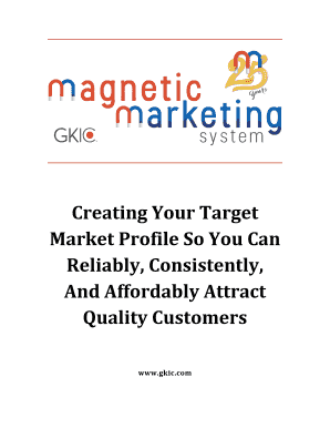 Target Market Profile Guide