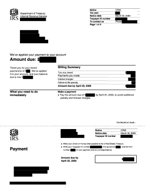 IRS Notice CP62