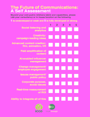 Future of Communications Self Assessment