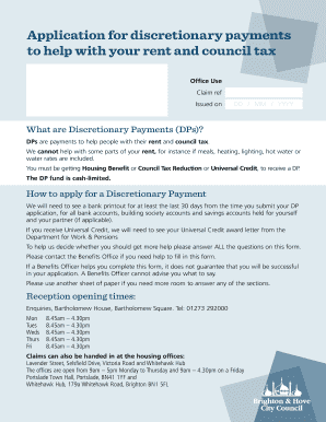 Discretionary Payment Application