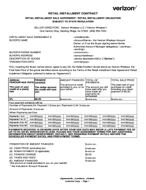 Retail Installment Contract