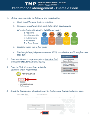 Performance Management Goal Creation Form