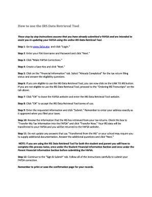 IRS Data Retrieval Tool Guide