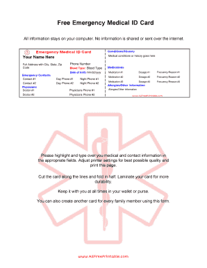 get emergency medical information