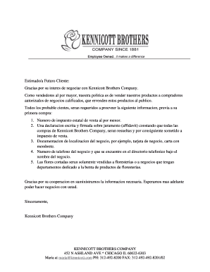 Formulario de Información para Nuevos Clientes