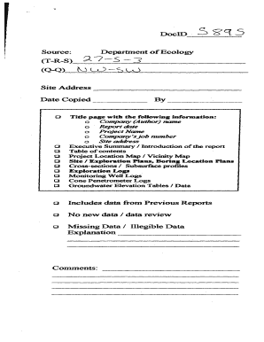 Washington Water Well Report