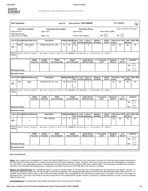 Smith & Noble Installation Waiver and Release Form