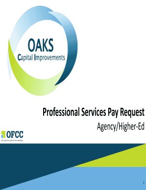 Professional Services Pay Request Form