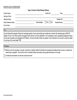 CMS-20072 General Investigative Protocol