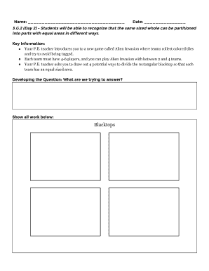 Alien Invasion Game Planning Worksheet